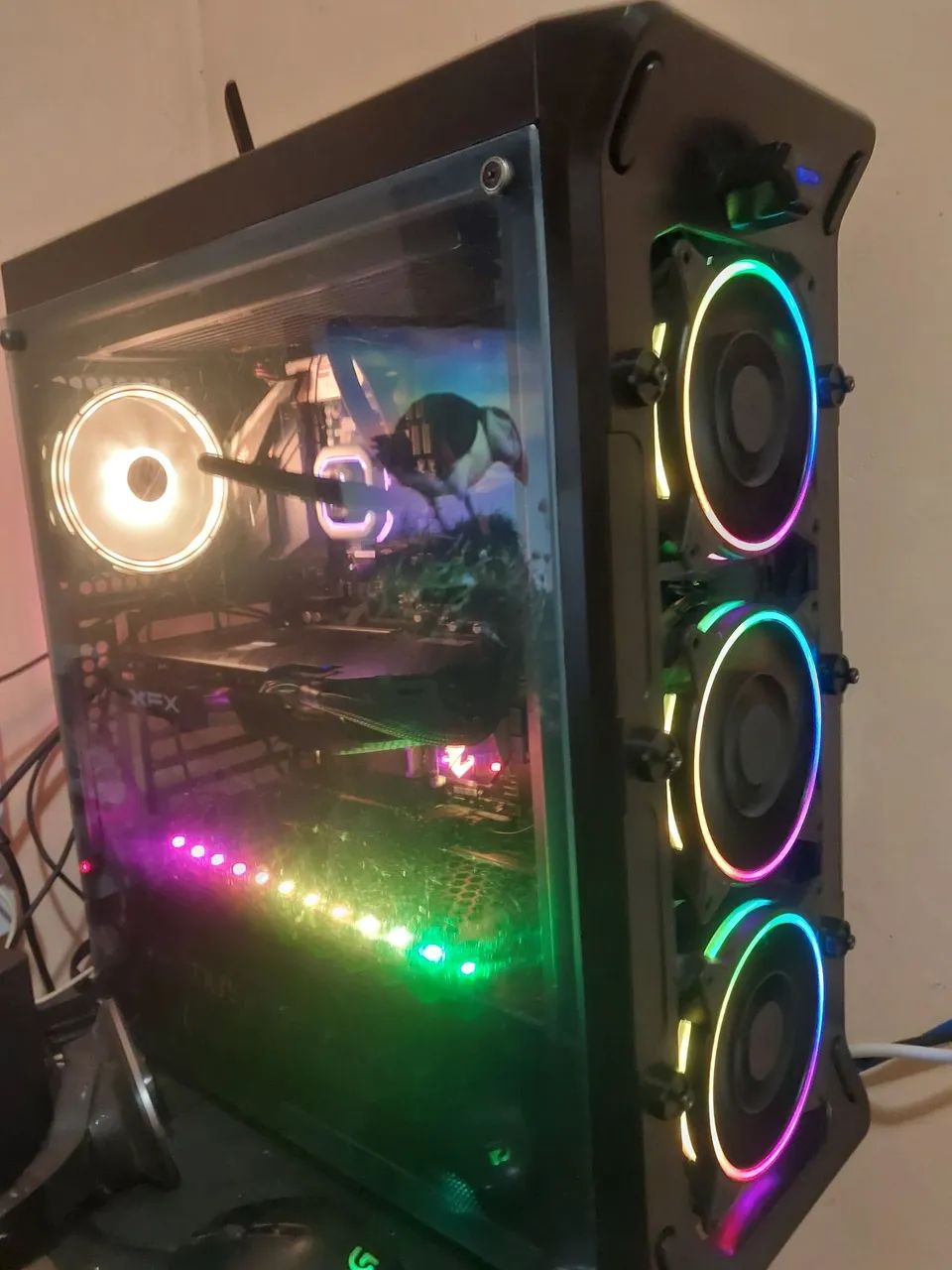 PC GAMER DDR4 rgb Ryzen 5 3600 pra hoje  - Foto 2