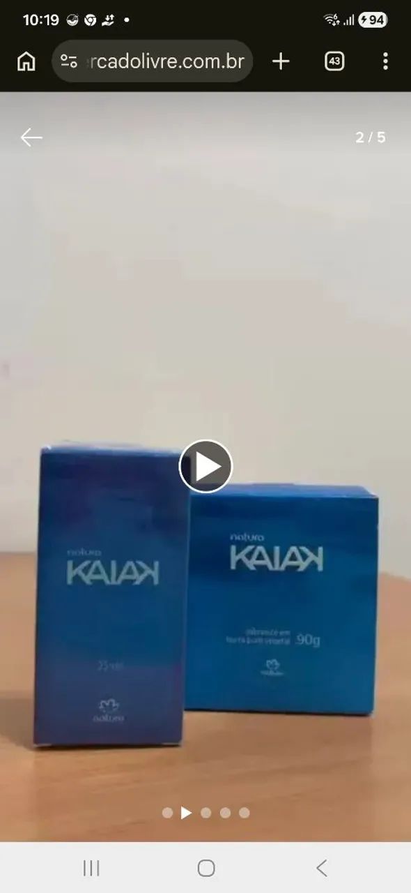 perfume kayaki da natural lacrado 
