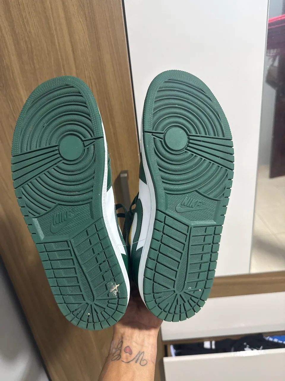 Jordan 1 Mid Sonic Green 41 - Foto 4