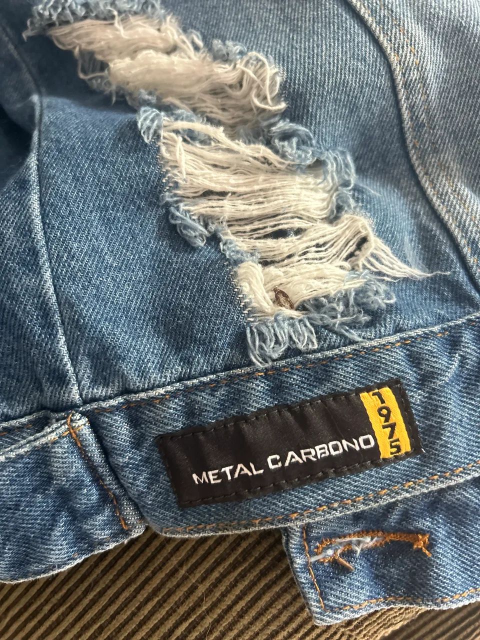 Jaqueta Jeans Metal Carbono - Foto 2