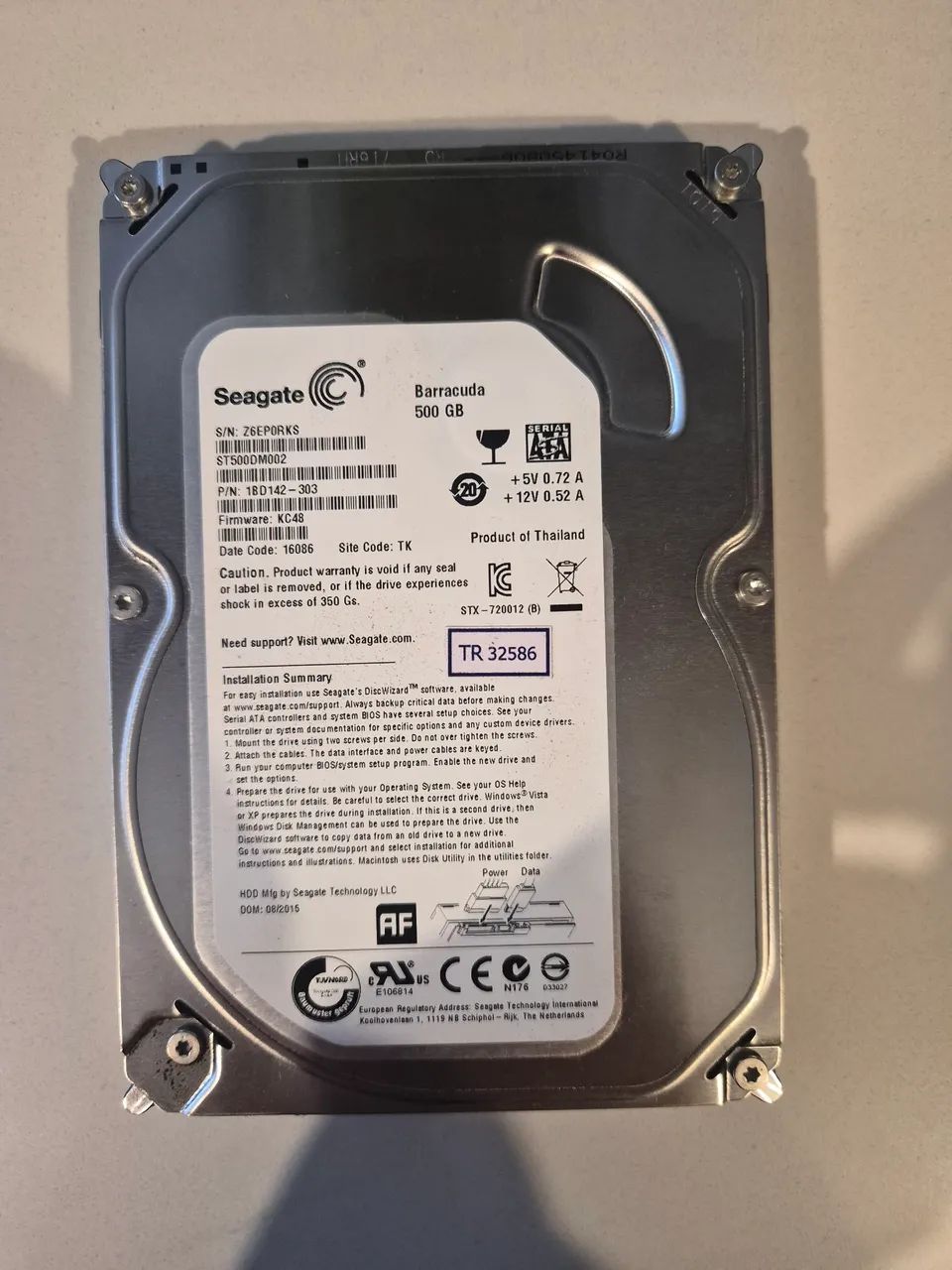 Hd seagate 500gb