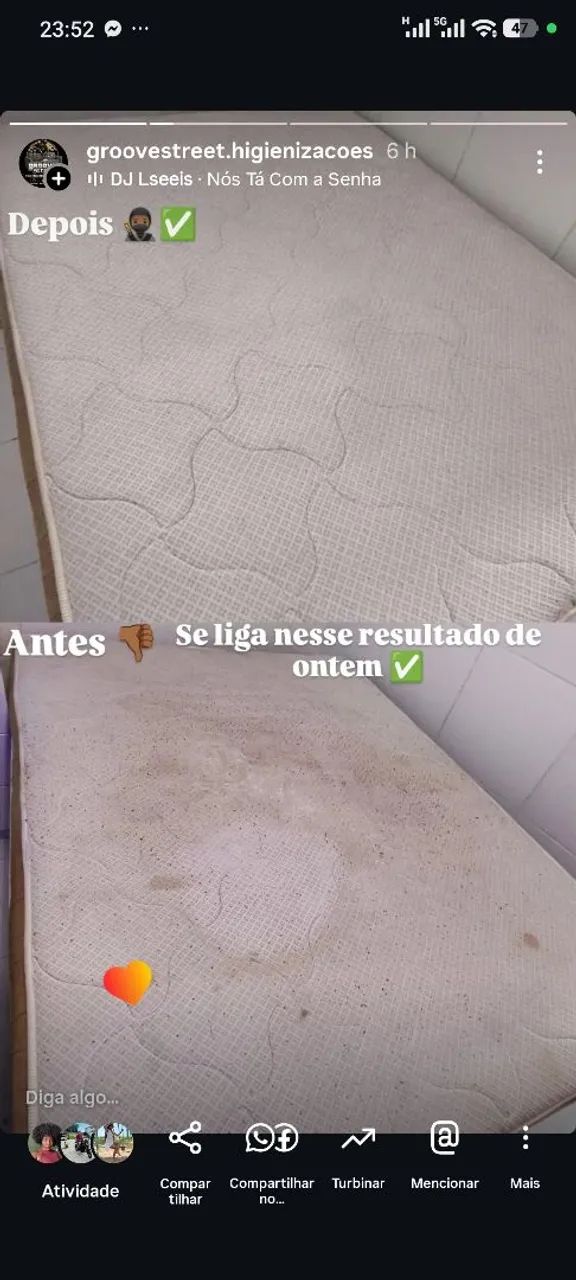 Higienização de estofados