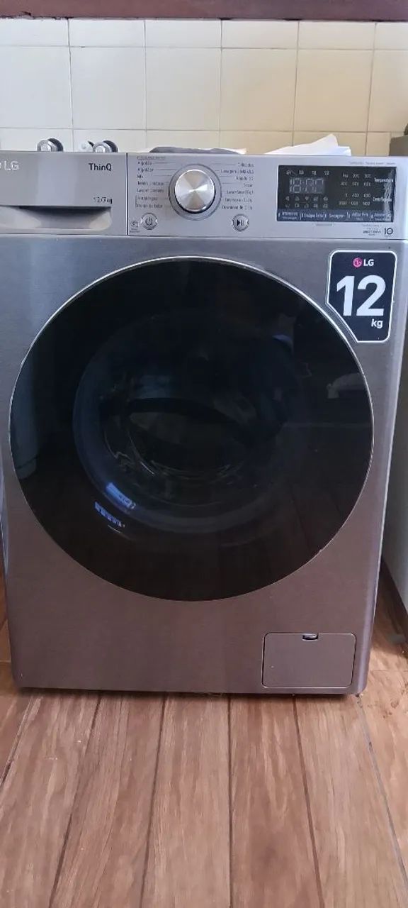 Lava e Seca 12 kg LG smart Titanium inteligência Artificial  - Foto 5