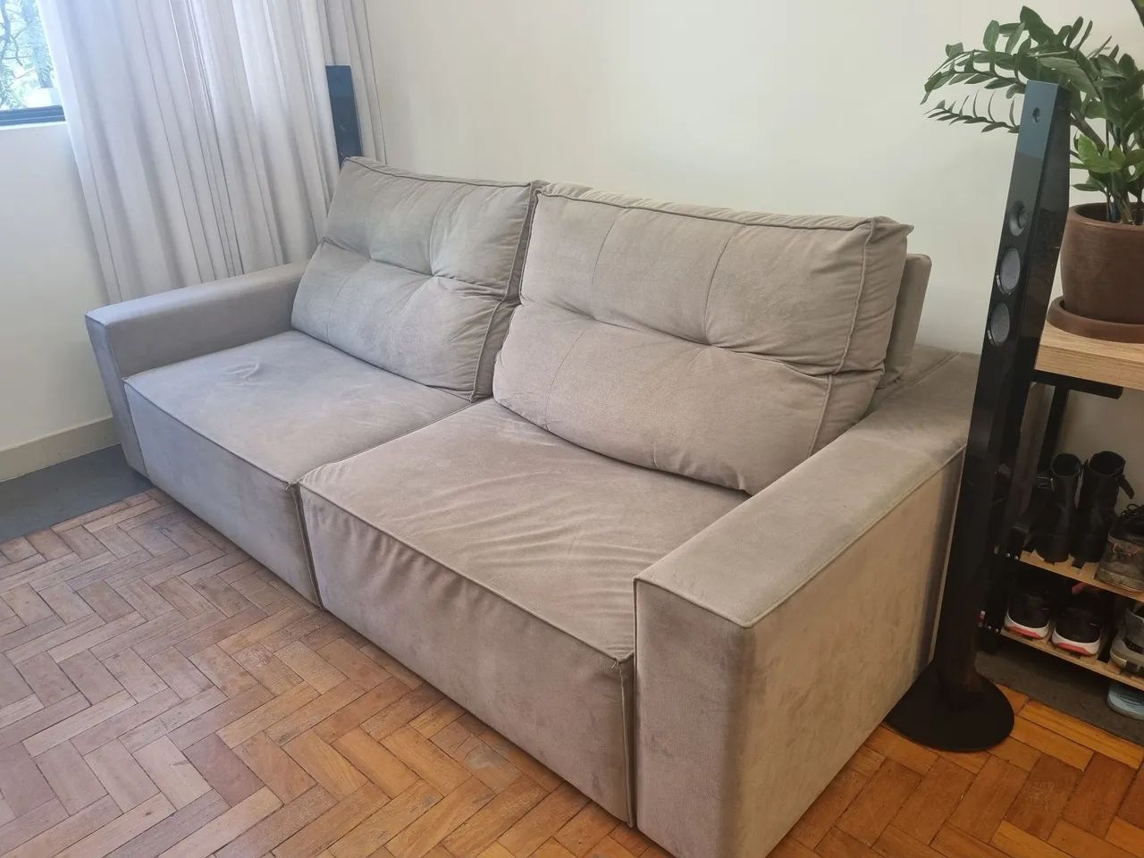 SOFÁ RETRÁTIL RECLINAVEL DA LIDER INTERIORES - Foto 3