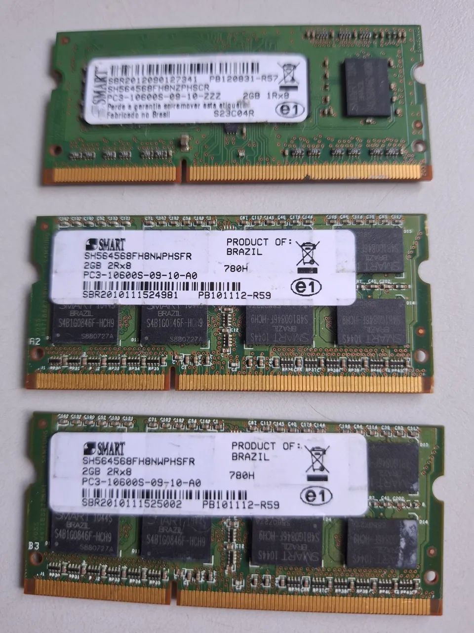 Memória de notebook 