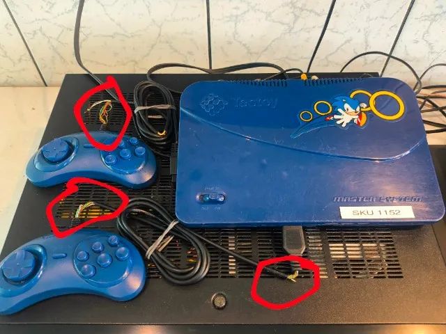 Master System Evolution III 132 JOGOS NA MEMÓRIA  funcional - Foto 3