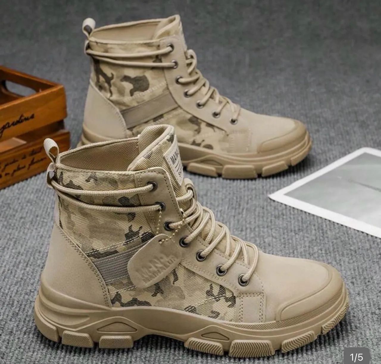 Bota Camuflada 
