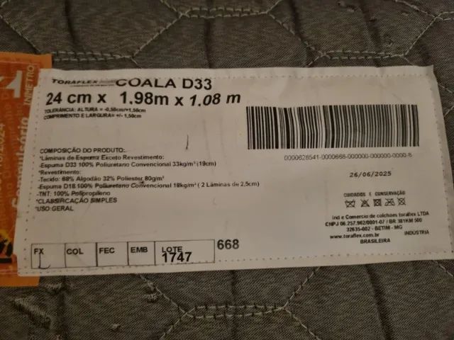 cama box e colchão viúva toraflex - Foto 5