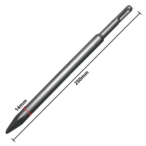 Ponteiro para martelete SDS Plus 14x250x40mm - Fertak 2