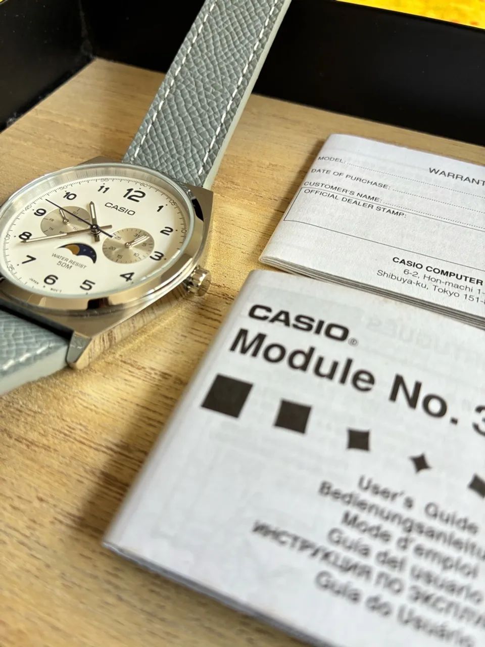 Relógio Casio Moon-Phase. - Foto 2