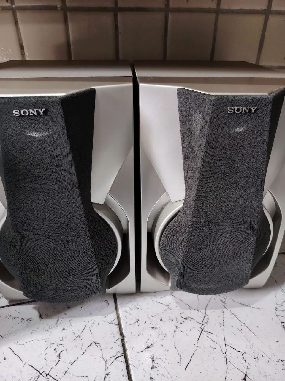 Par de caixa Sony 