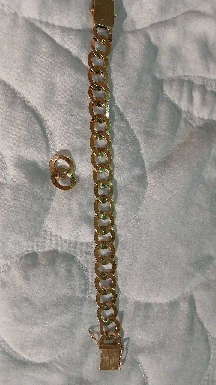 Pulseira de ouro com 23.1g, ouro 18k - Foto 2