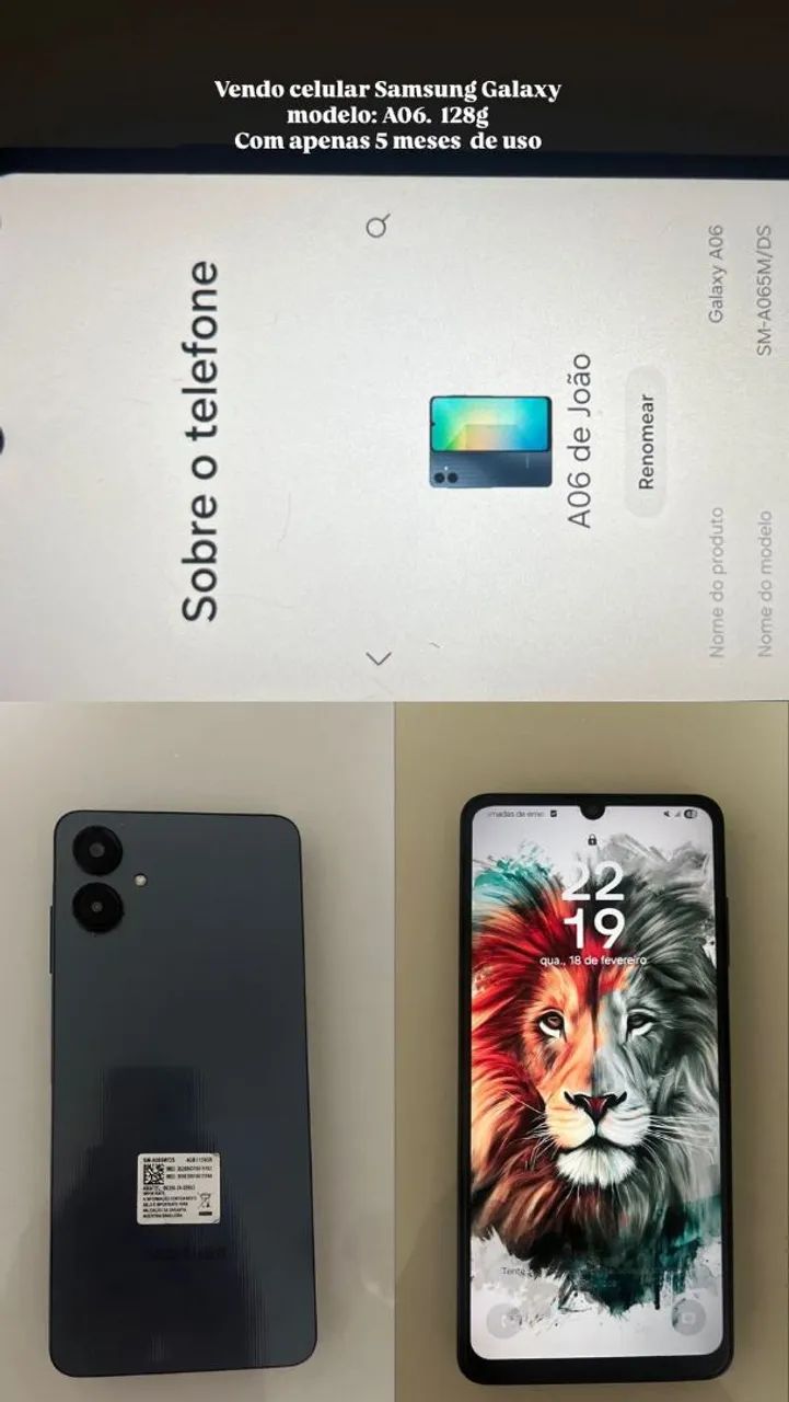 Celular Samsung Galaxy A06