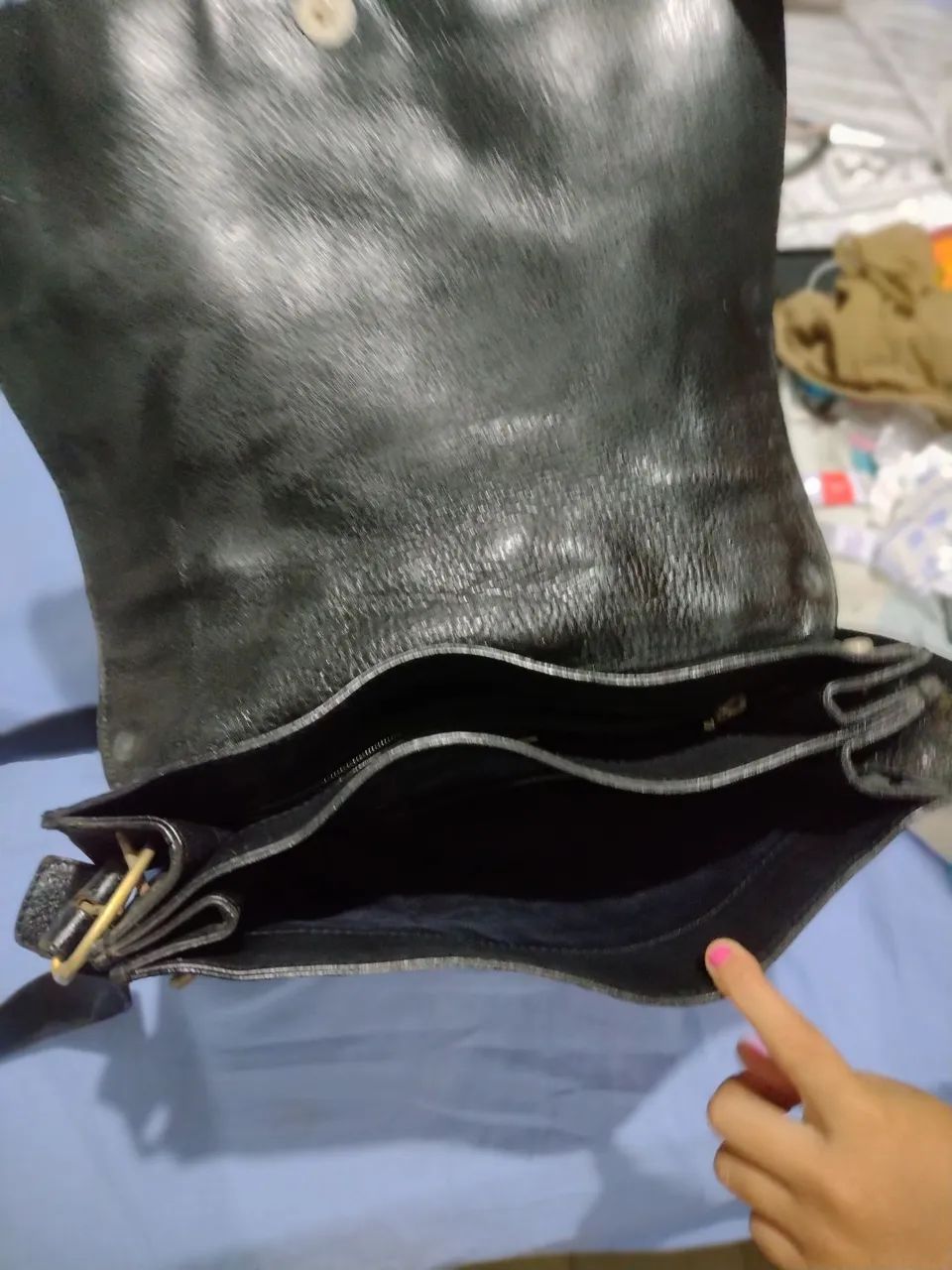 Bolsa de Couro Legítimo  - Foto 2