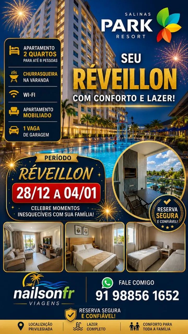 Salinas park resort Réveillon 28/12 a 04/01