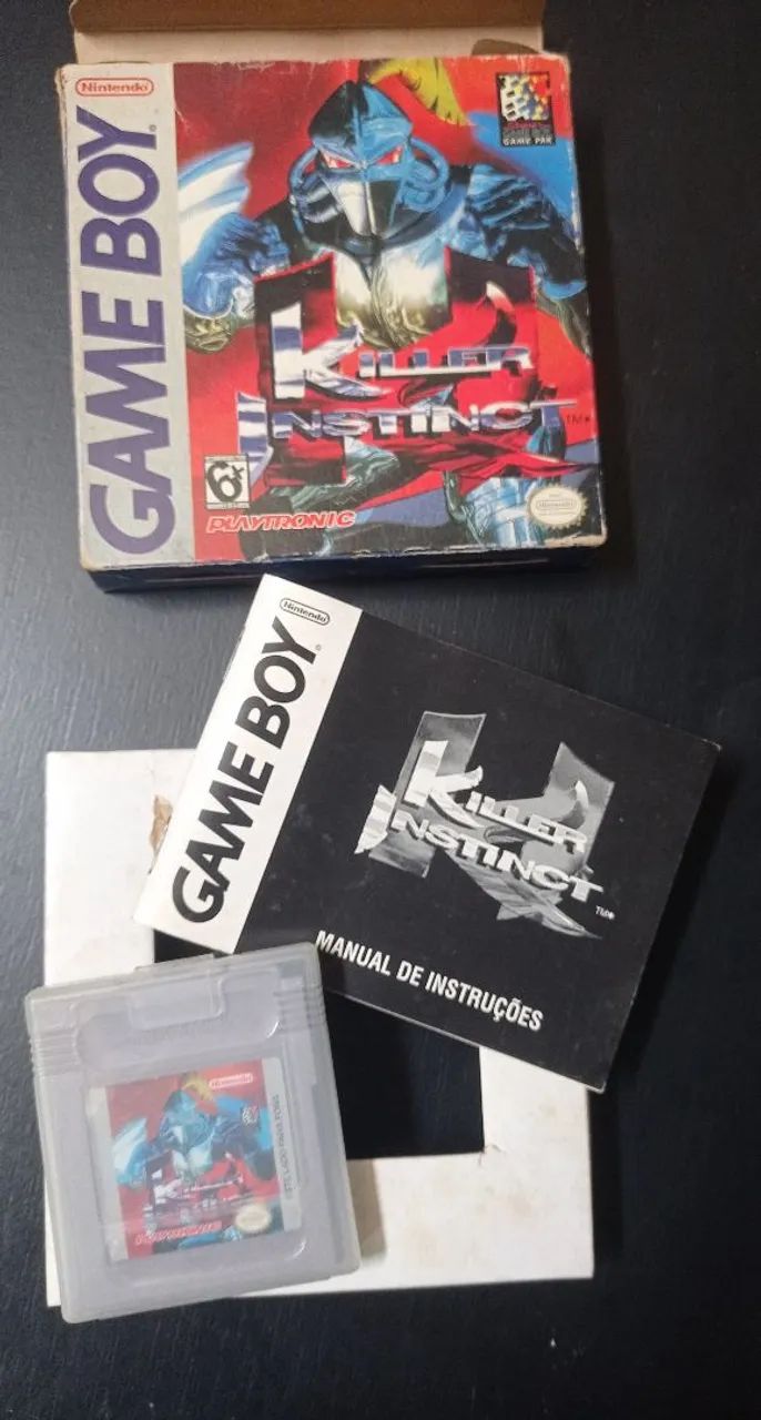 jogo killer Instinct com caixa e manual para game boy original 
