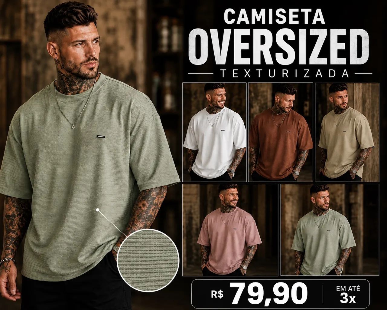 Camisa Oversize