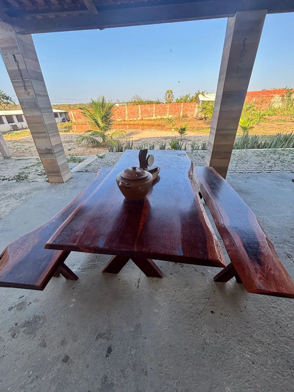 mesa rústica 