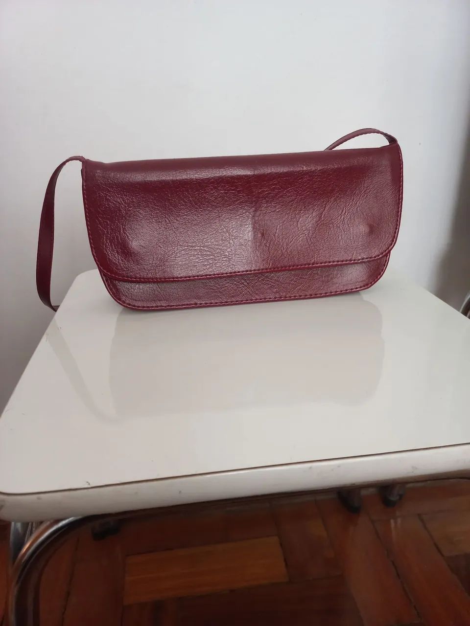 Bolsa de ombro vermelha (25x12)