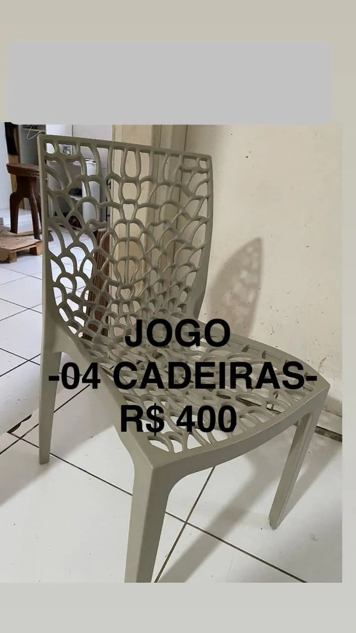 JOGO 04 CADEIRAS