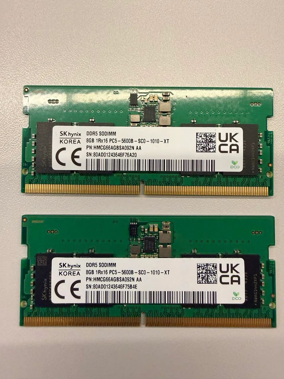  MEMÓRIA NOTEBOOK RAM DDR5 16GB 2X8GB