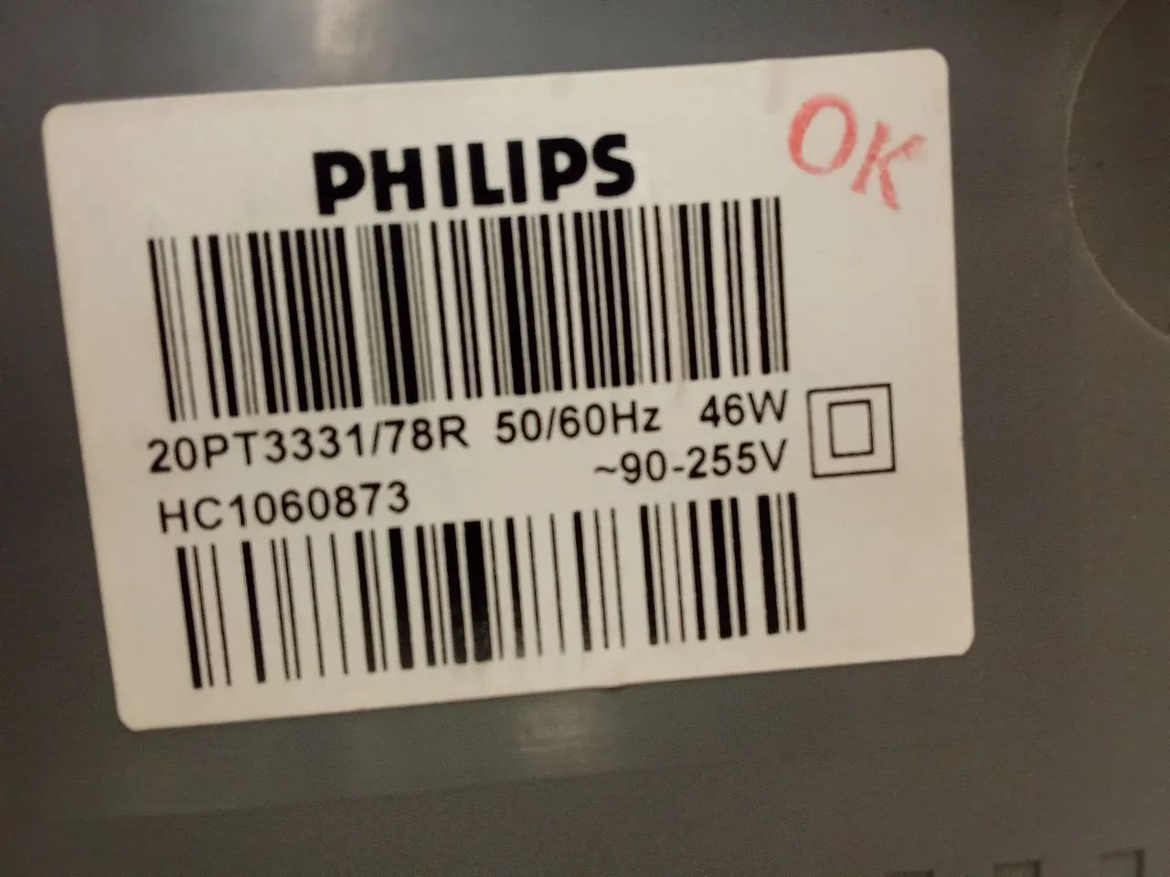 TV tubo Philips 20" - Foto 3