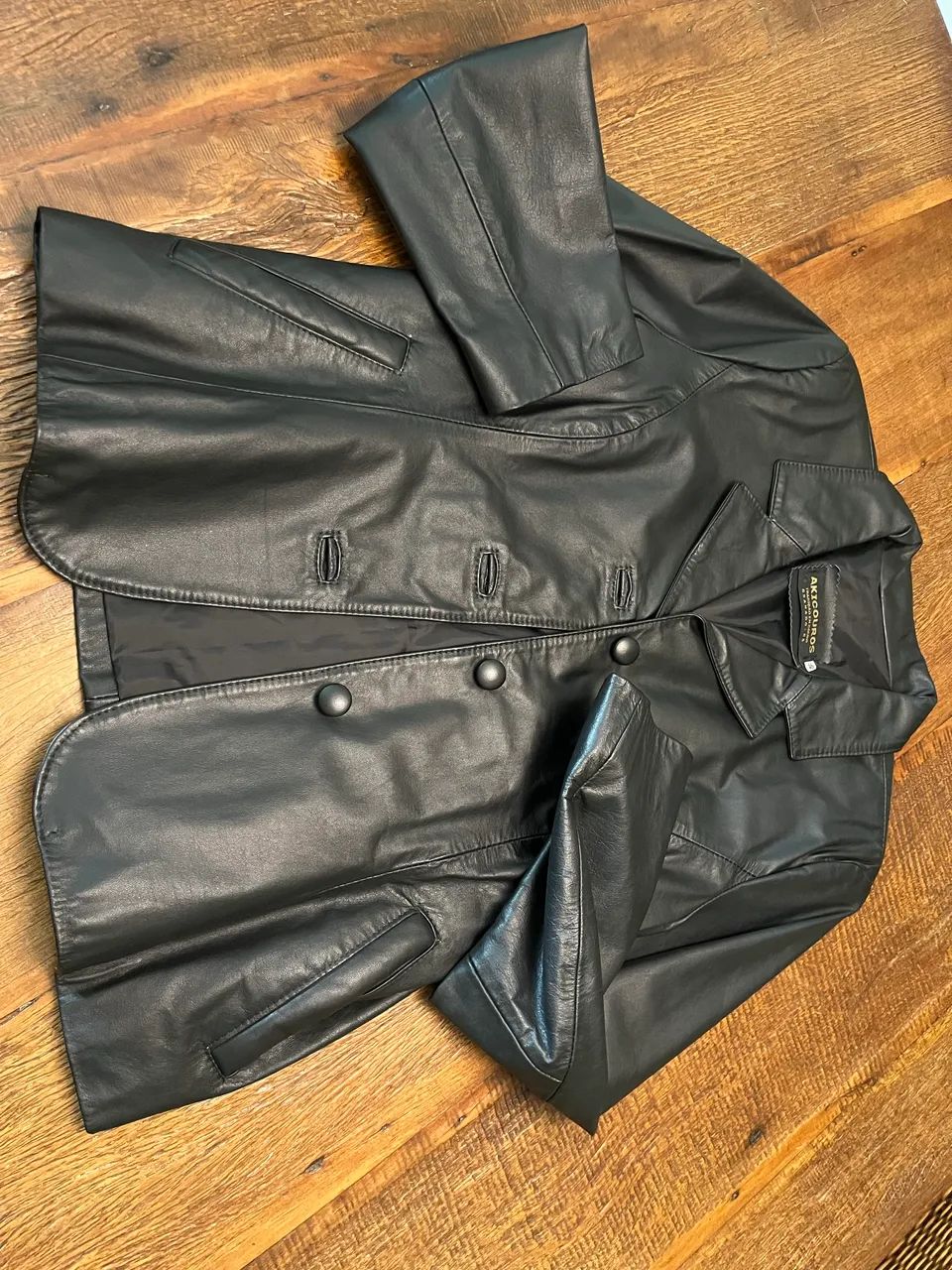 Blazer couro legítimo 