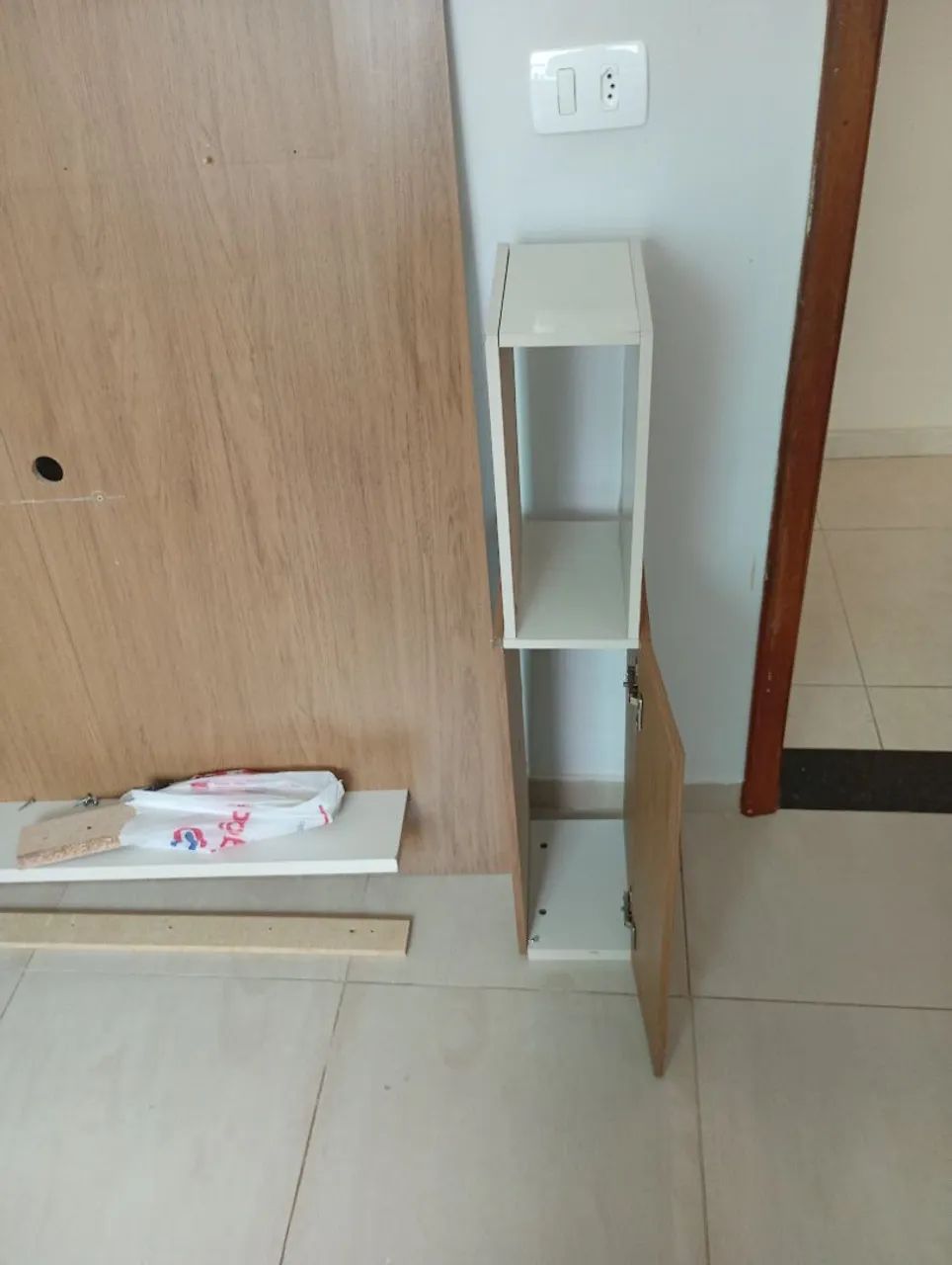 Rack suspenso MDF TV para TV 50" - Foto 3
