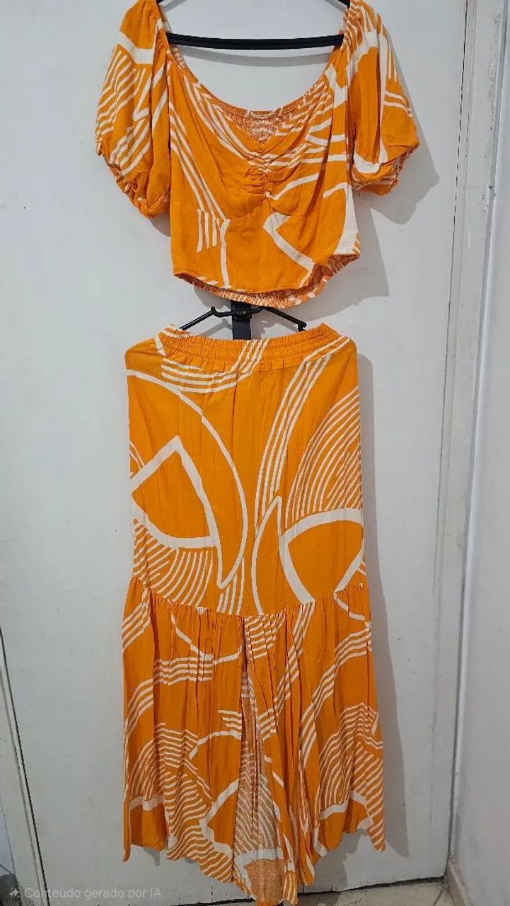 Conjunto saia e cropped  - Foto 2
