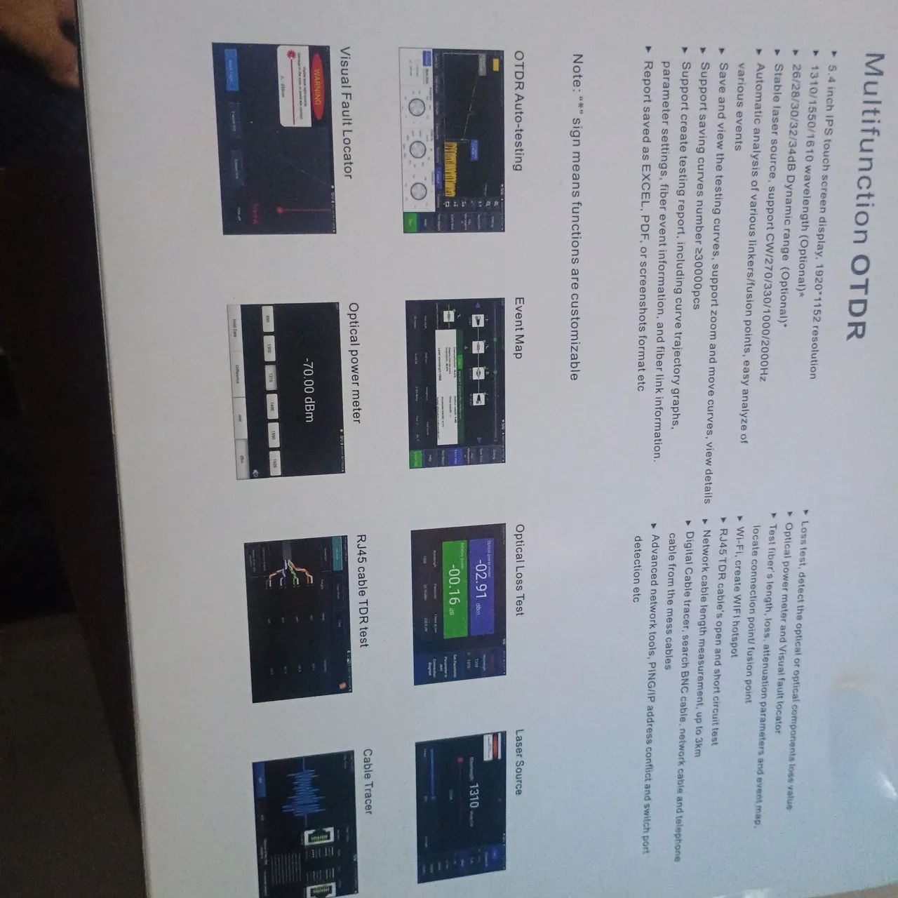 OTDR FIBERVIX  - Foto 4