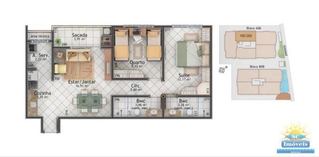 Apartamento à venda com 2 dormitórios em Pantano do sul, Florianopolis cod:14370 - Foto 15