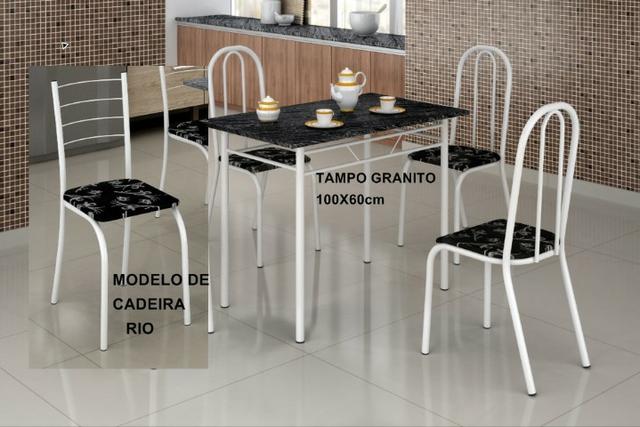 Mesa de granito 100cmx60cm-loja fisica