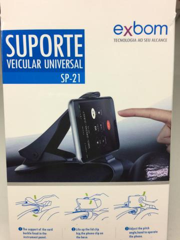 Suporte para celular e gps tenho varios modelos novo na embalagem garantia