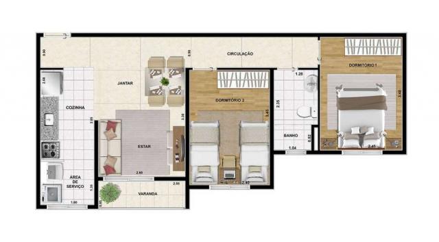 Kairós - Residencial Itaquá - 52m² - Itaquaquecetuba, SP - Foto 18