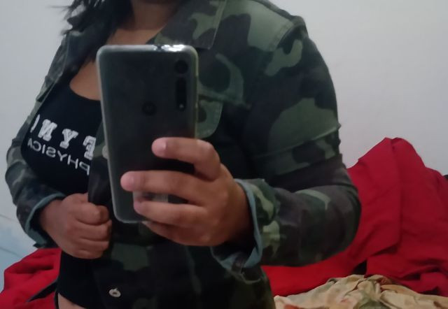 Jaqueta camuflada feminina aceito cartão - Foto 2