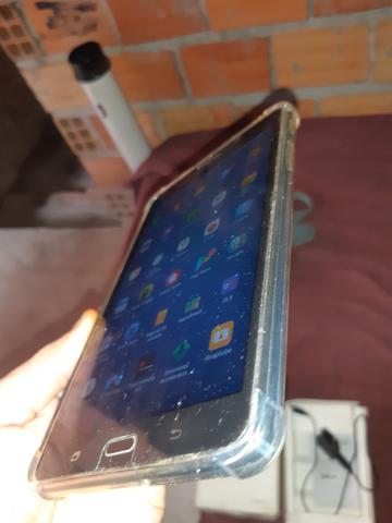 Tablet Samsung a6 na caixa com capa protetora e carregador - Foto 4