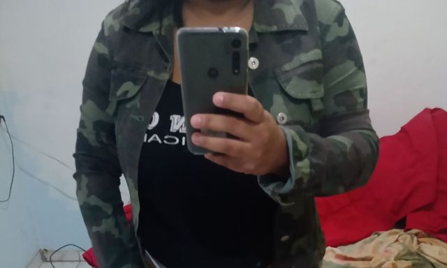 Jaqueta camuflada feminina aceito cartão - Foto 4
