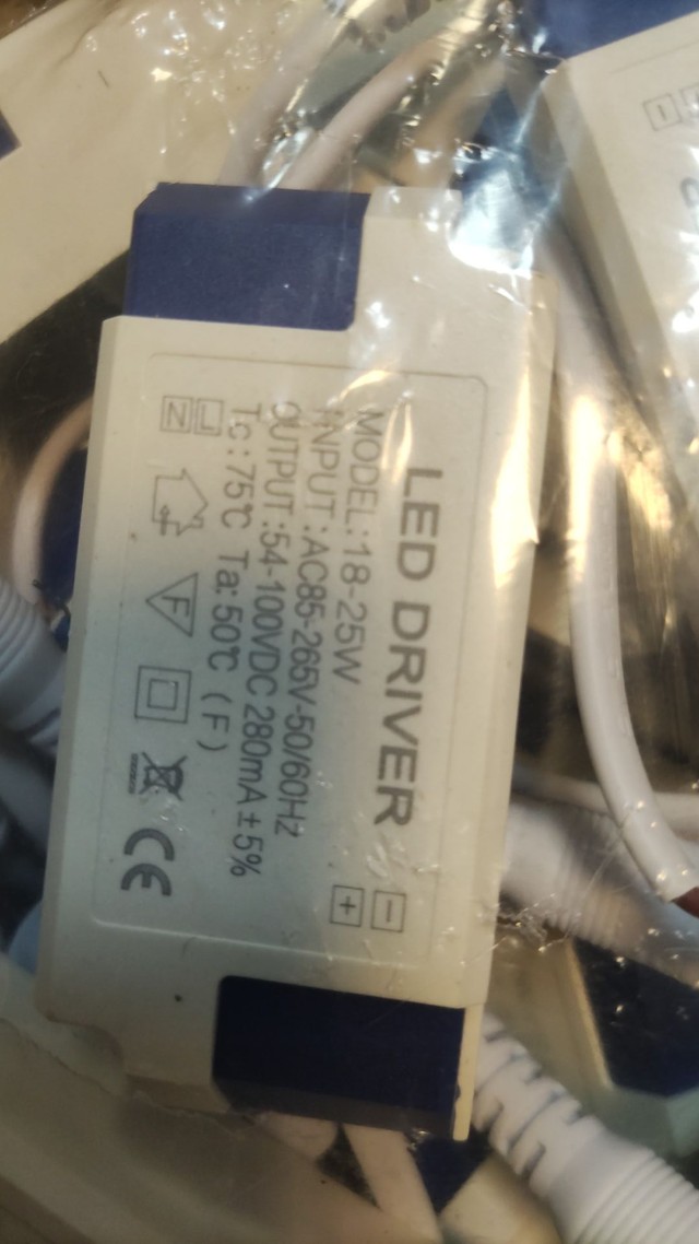 Reator Drive Reparo 18w/24w para Plafon LED 