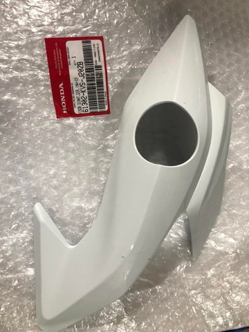 Carenagem farol lateral branca titan 160 original honda lado direito 