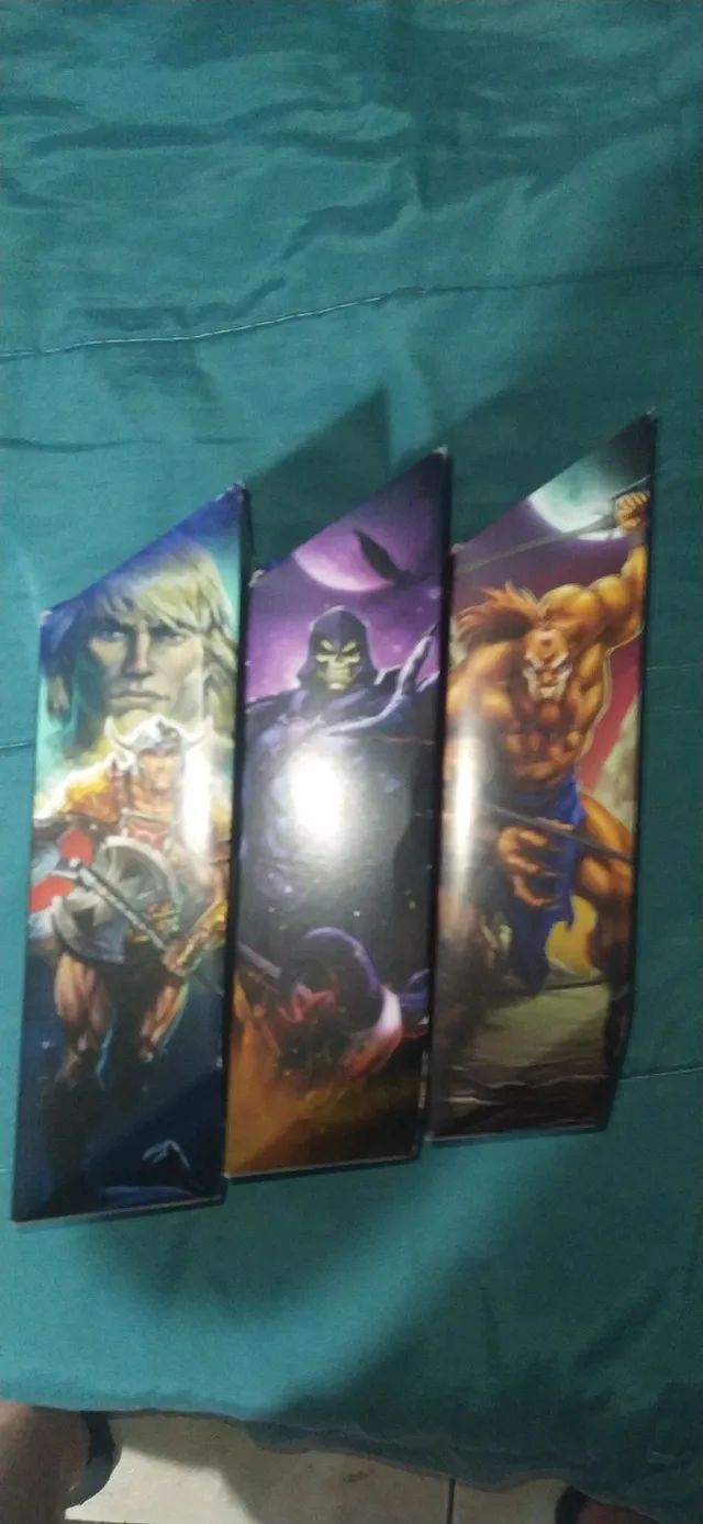 Combo masterverse he-man skeletor e beast man motu revelation e new eternia