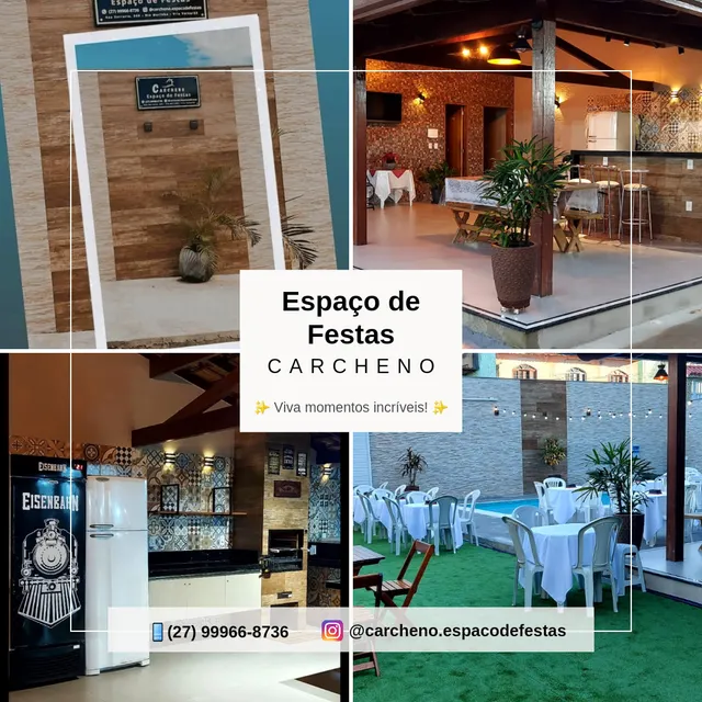 Espaço de Festa - Eventos e Recepções!