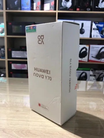Smartphone Huawei Nova Y70 128gb/4gRAM - até 12x sem juros, Loja Física