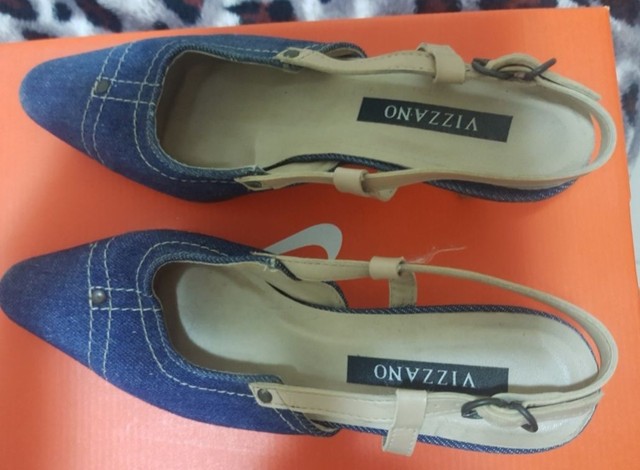 Calçado feminino em jeans.  Lindo!!! - Foto 3