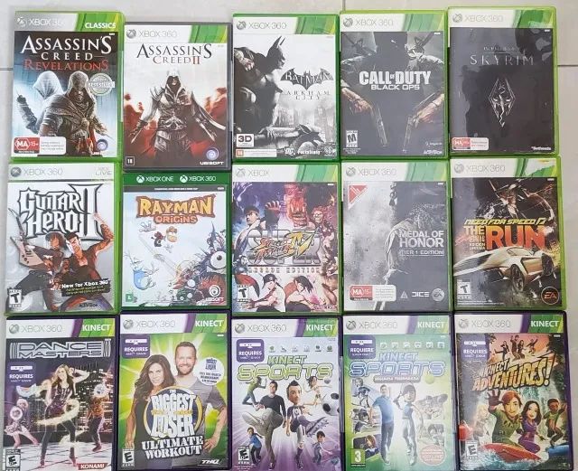 Jogos Xbox 360 Originais Mídia Física - Videogames - Santa Rosa