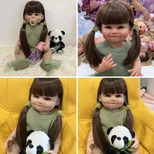 Boneca Bebê Reborn 100% Silicone - Foto 3