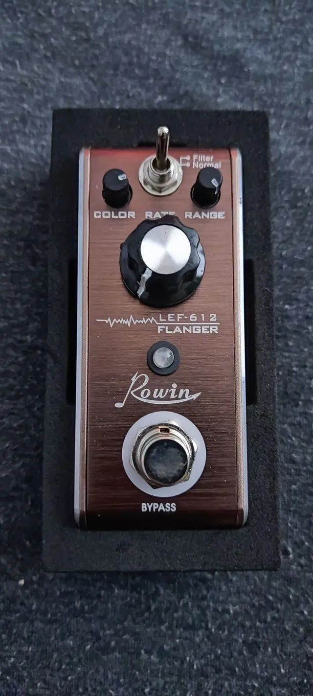 Tempaky Rowin LEF-612 Flanger Pedal mini pedal de efeito de guitarra portátil - Foto 5