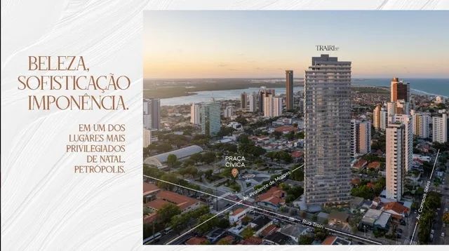 Trairi 517 - Apto 3/4 e 3 suítes de 140 m² e 2 vagas por 1.415.149,80, Petrópolis, Natal - Foto 4