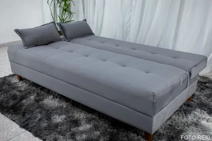 Sofá Cama Arpoador 1,85m  Veludo - Foto 3