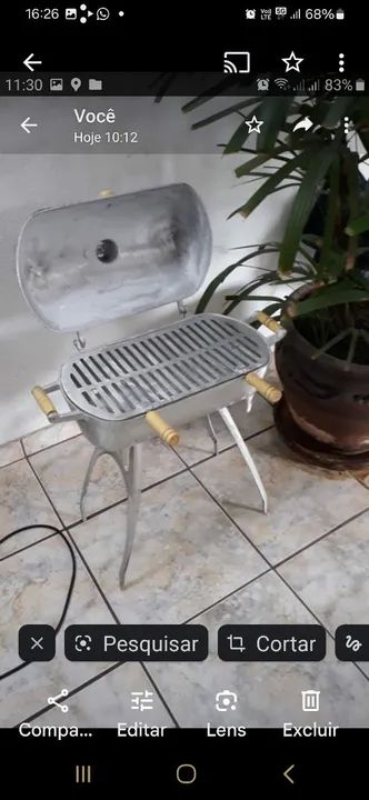 Churrasqueira aluminio fundido