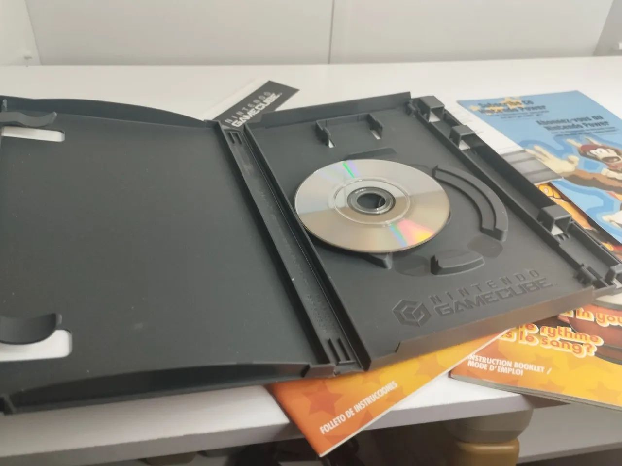 JOGO DONKEY KONGA ORIGINAL PARA GAME CUBE - Foto 4